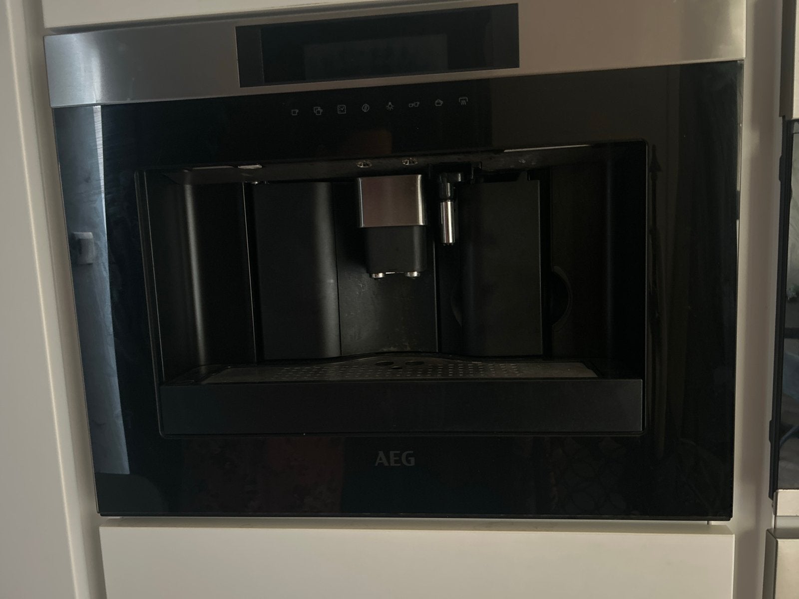 AEG Koffiemachine - Goed gebruikt, voor de handige Harry, Witgoed en Apparatuur, Koffiezetapparaten, Ophalen, Gebruikt, Koffiemachine