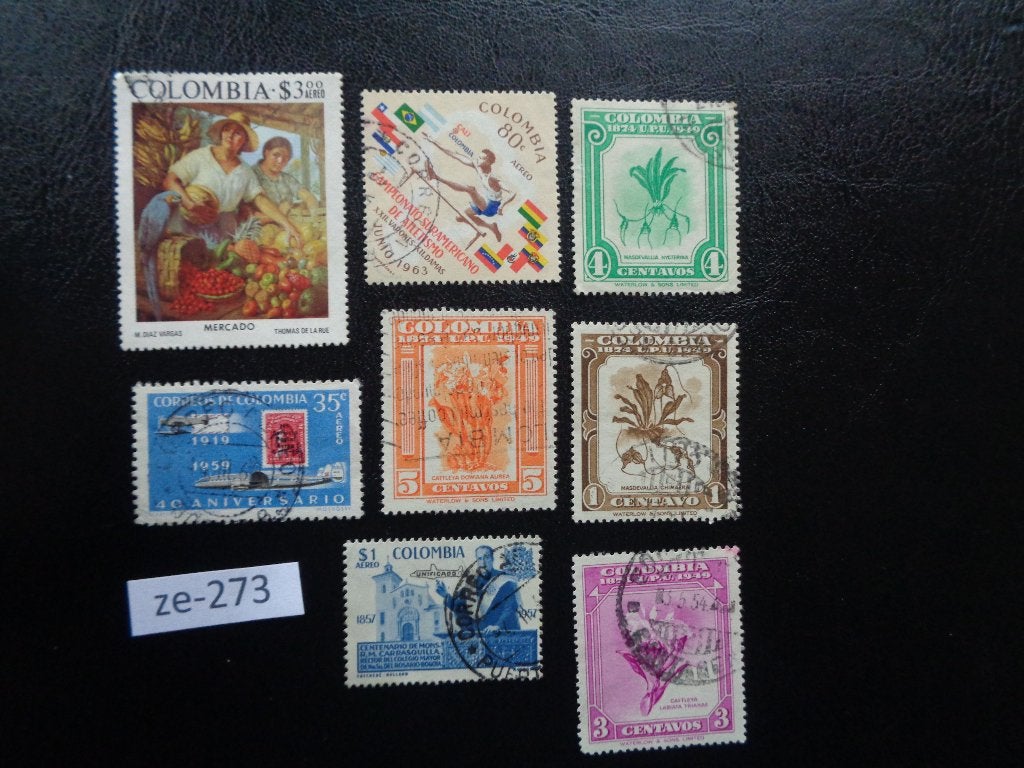 colombia - diverse (ze-273), Ophalen of Verzenden, Gestempeld, Zuid-Amerika