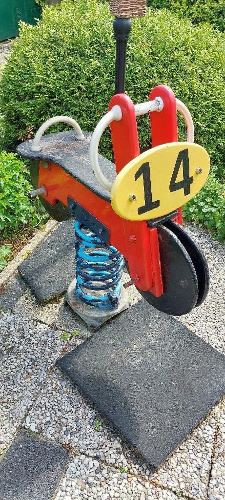 Tuinspeeltoestel, Ophalen, Gebruikt