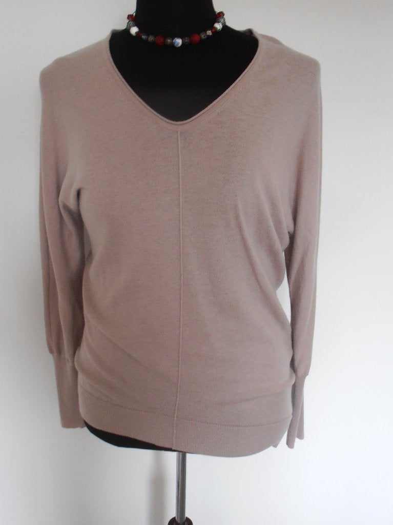 MarcCain - prachtige beige  (cashmere) wollen trui - 42 (N5), Verzenden, Beige, Maat 42/44 (L), Zo goed als nieuw