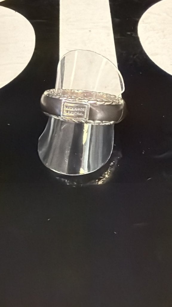 BUDDHA TO BUDDHA BLACK WOOD RING MAAT 22 € 119,00, Sieraden, Tassen en Uiterlijk, Ringen, 20 of groter, Nieuw, Ophalen of Verzenden