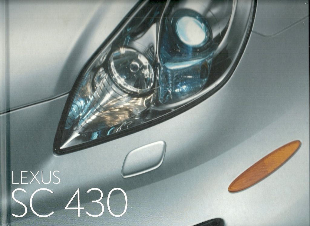 Lexus SC 430 (harde kaft) grote cabriolet folder, Ophalen of Verzenden, Zo goed als nieuw, Overige merken