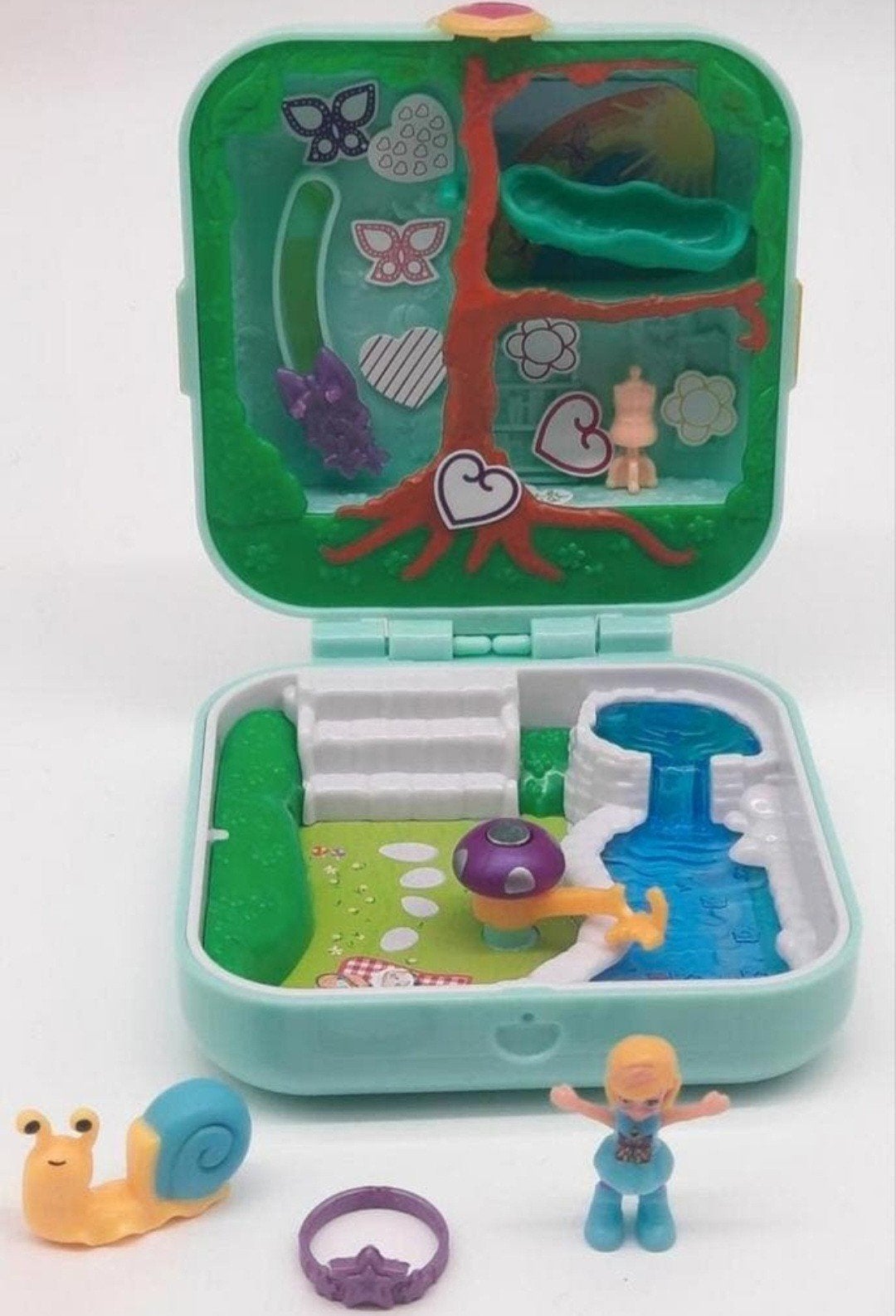 Polly Pocket Hidden Hideouts Polly Flutterrific Forest 2018, Ophalen of Verzenden, Zo goed als nieuw