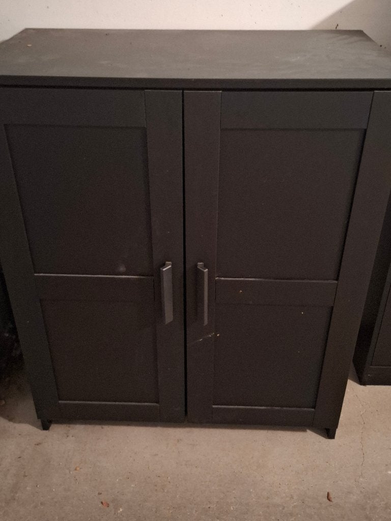 Zwarte brimnes ikea kast hoog, Ophalen, Gebruikt, 50 tot 100 cm, Minder dan 100 cm