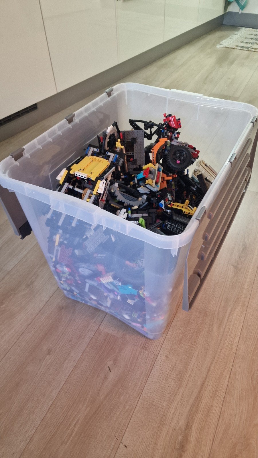 Ruim 15 kg LEGO: Technic, System, diverse sets, Ophalen, Gebruikt