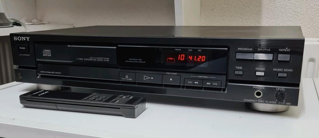 Sony cd speler cdp-190 + afstandsbediening, Ophalen of Verzenden