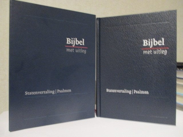 BMU: Bijbel met uitleg Statenvertaling| Psalmen| Formulieren, Boeken, Nieuw, Christendom | Protestants, Ophalen of Verzenden, BMU: Bijbel met uitleg