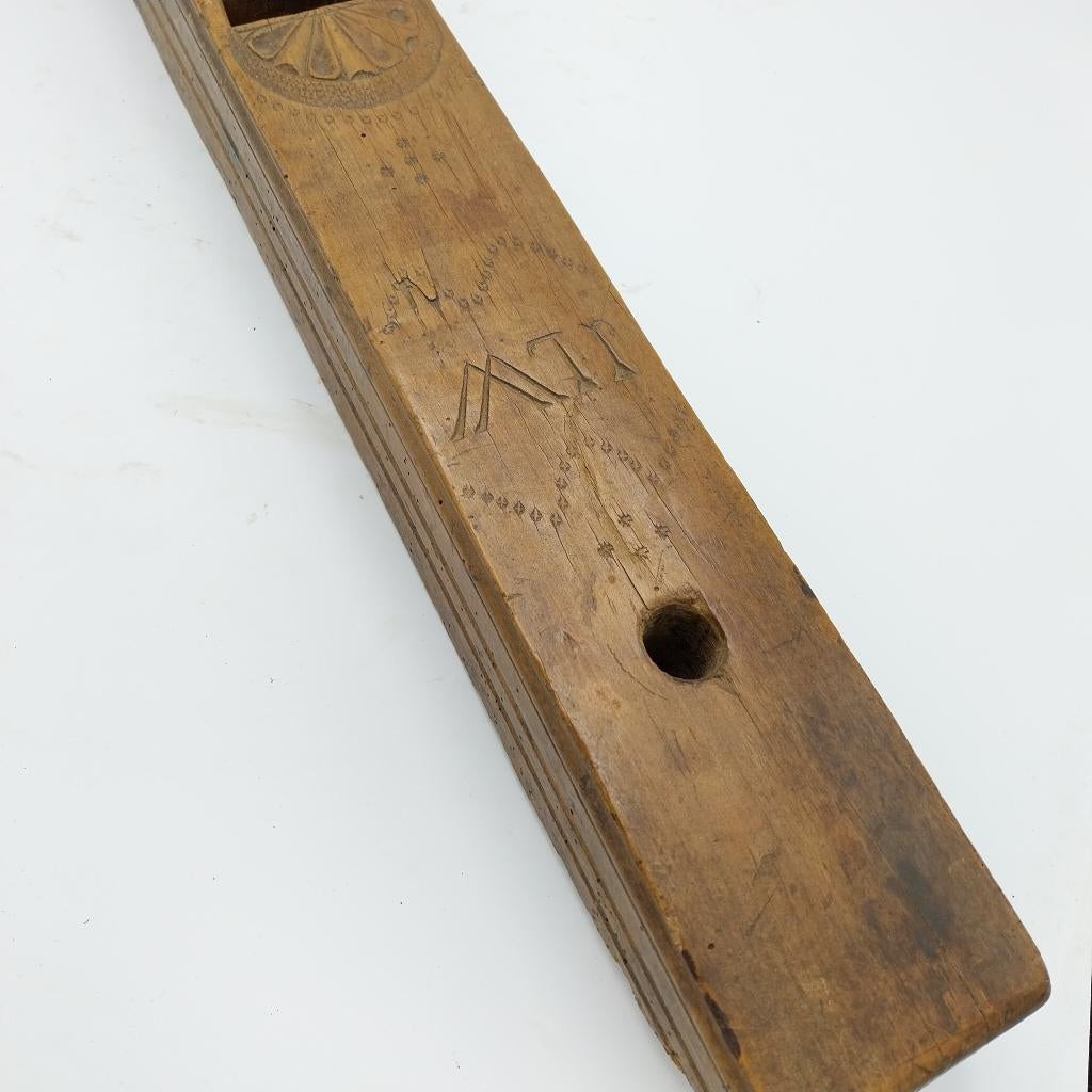 Oude bewerkte reischaaf ( 35888-ML), Ophalen of Verzenden