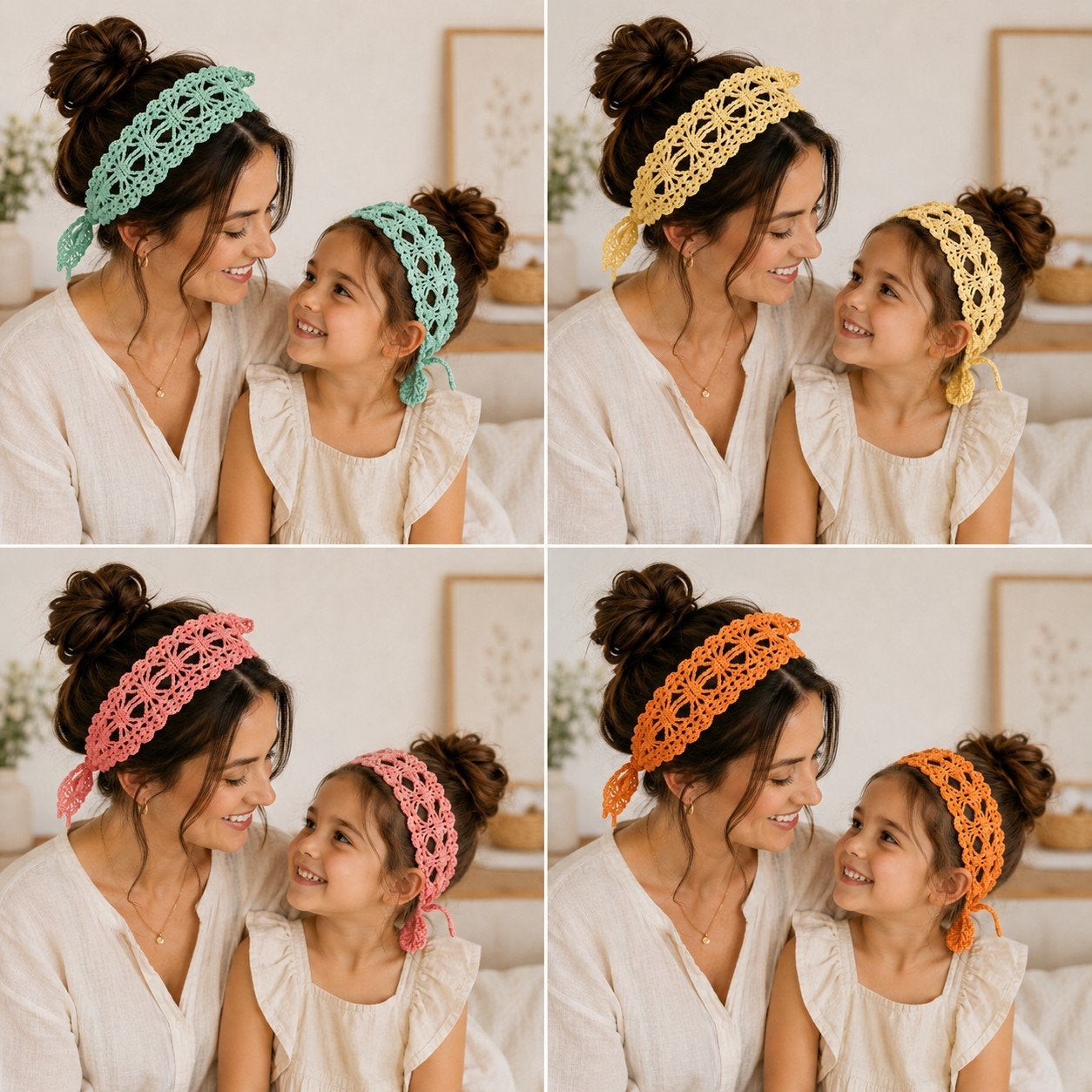 Gehaakte Haarbandana - Diverse Kleuren, Handgemaakt, Ophalen of Verzenden, Nieuw, One size fits all