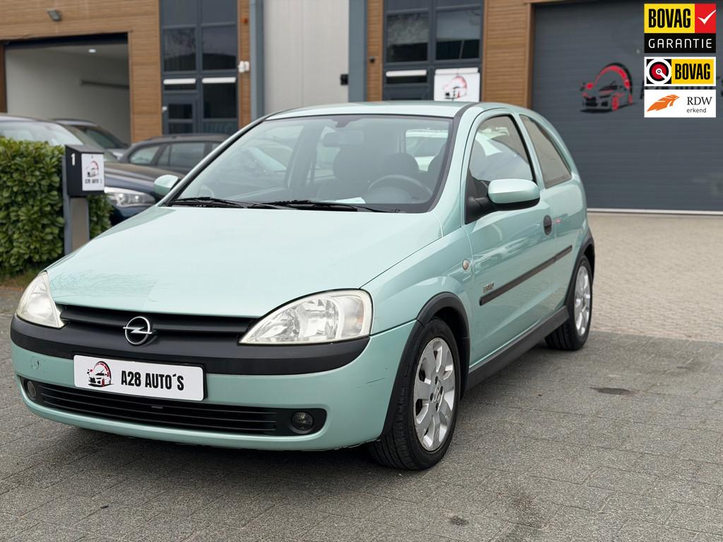 Opel Corsa 1.4-16V Elegance |Automaat |Airco |Nieuwe APK |we, Zwart, 4 cilinders, 1389 cc, Origineel Nederlands