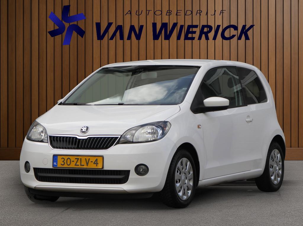 Skoda Citigo 1.0 Tour 75PK! Incl garantie!| Parkeersensoren, Voorwielaandrijving, Euro 5, Stof, Gebruikt