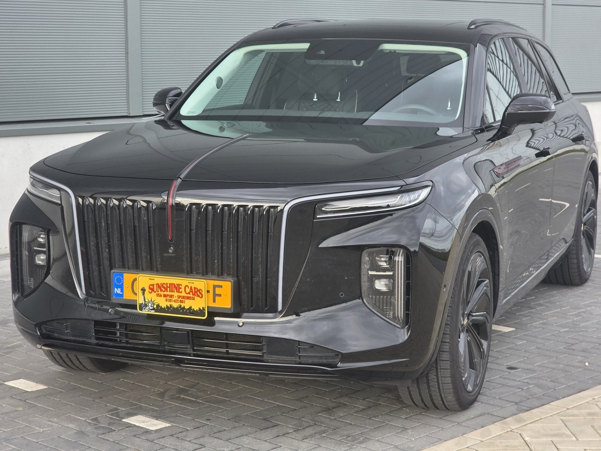 Hongqi E-HS9 President 115 kWh LONG RANGE INCL BTW/BPM!, Auto's, Hongqi, Automaat, Dealer onderhouden, Zwart, Zwart