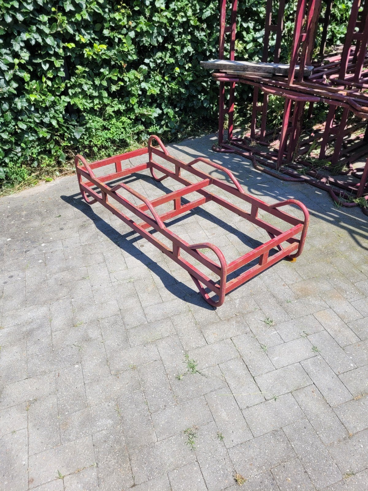 rekken wijnvaten, Tuin en Terras, Regentonnen, Ophalen, Gebruikt, Metaal