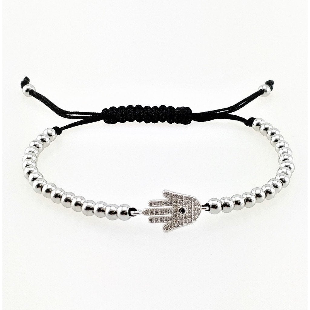 Roestvrij stalen Armband met Hand van Fatima - Dames, Staal, Birgitta-Gracht 33, 6465 EL Kerkrade, Nederland, Verzenden, Nieuw