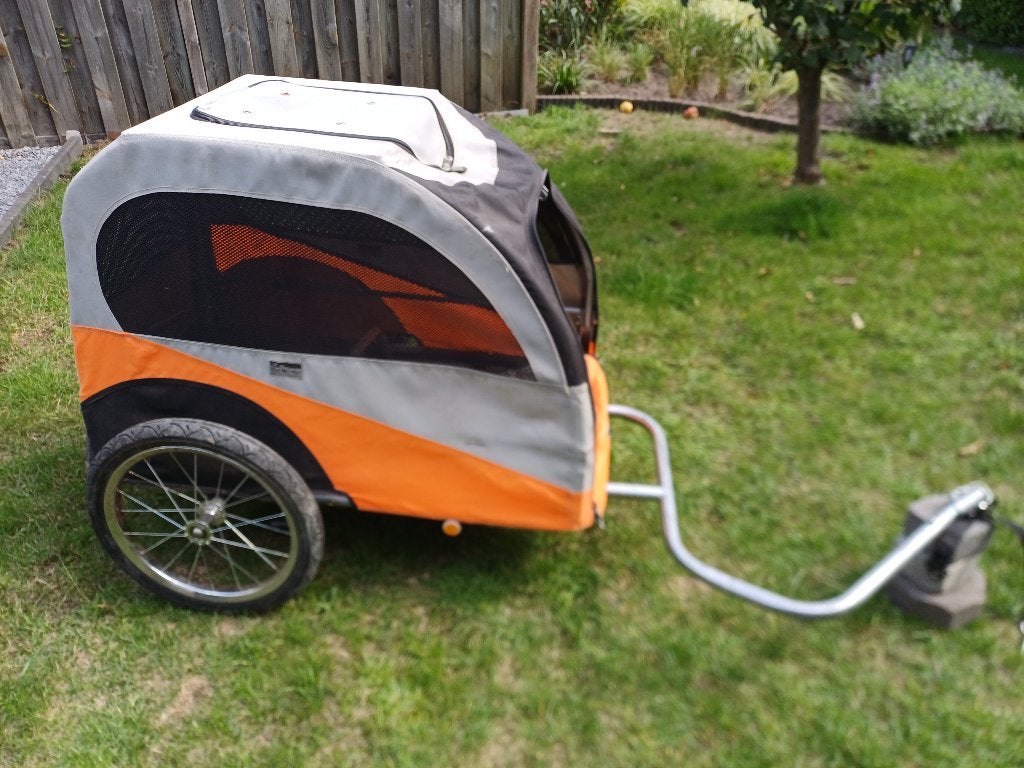 degelijke HONDEN-FIETSKAR, Overige merken, Ophalen, Gebruikt, Hondenfietskar