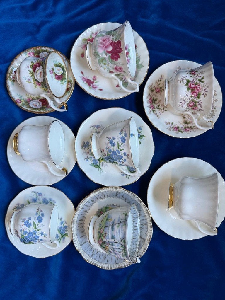 Royal Albert  Thee en koffie kopjes, Ophalen, Zo goed als nieuw, Porselein, Kop en/of schotel