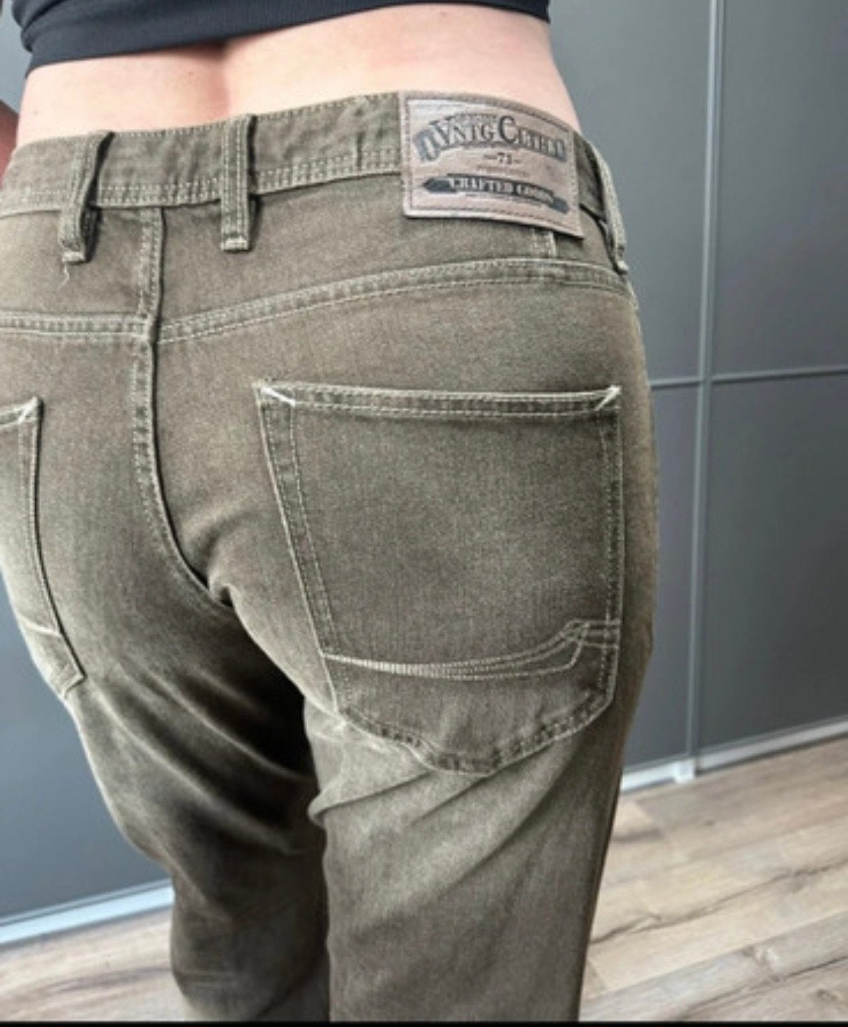 Angelo Litrico Crafted Goods Straight Leg Jeans, Kleding | Dames, Bruin, Maat 42/44 (L), Ophalen of Verzenden, Lang