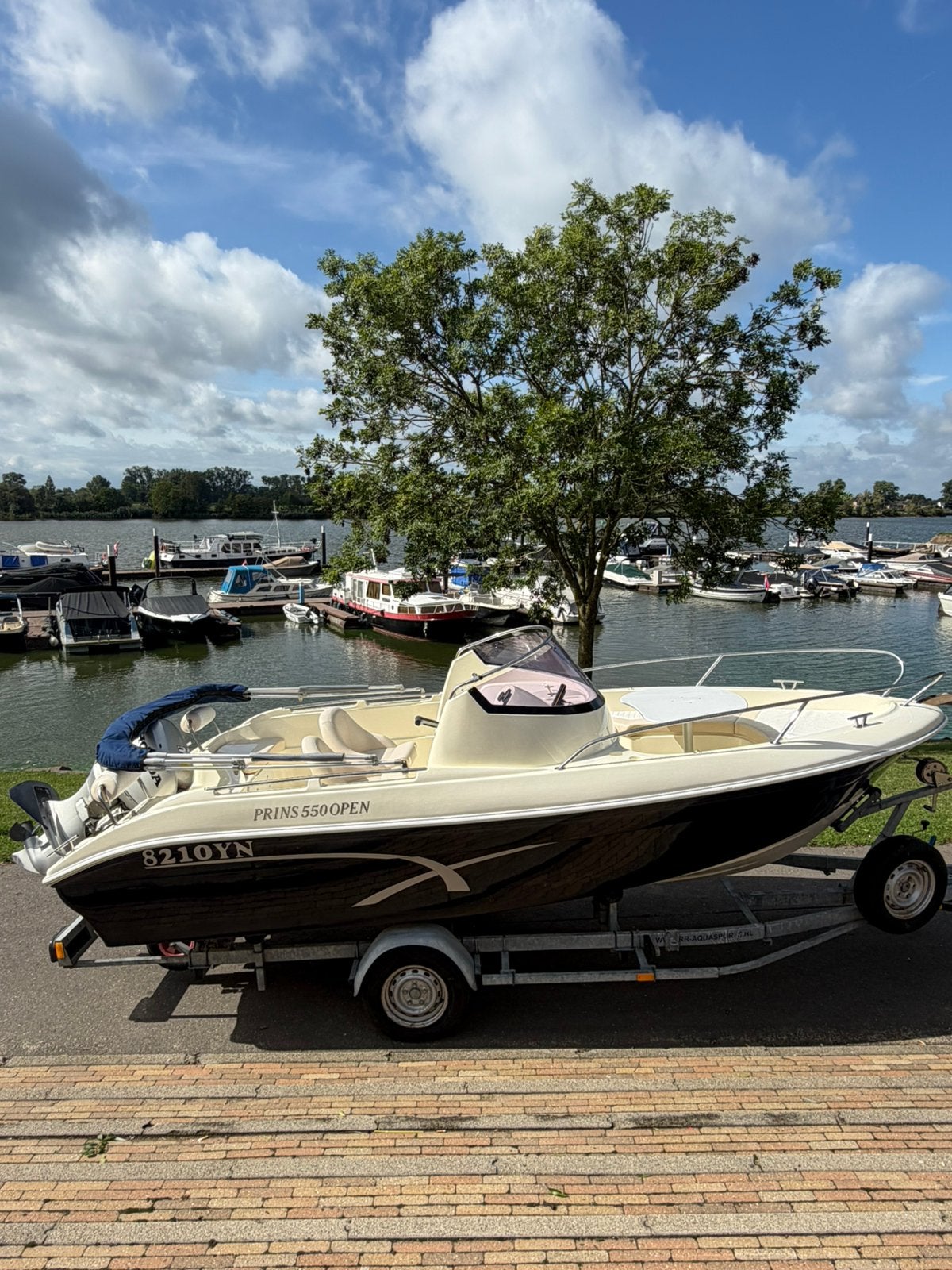 Prins 550 OPEN honda 50pk bwj 2010 nieuwstaat! Koopje, Ophalen, Zo goed als nieuw, Elektrische start