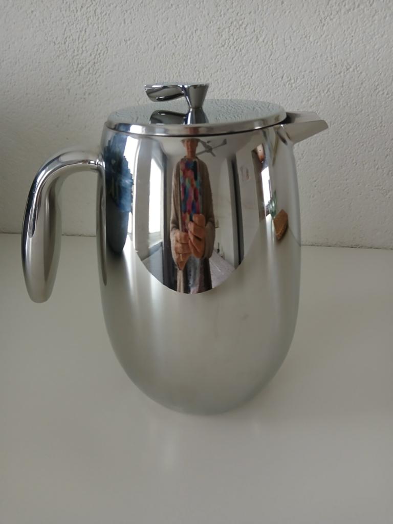 Bodum Catetiere - 1 liter - RVS verchroomd, Overige typen, Zilver, Bodum, Ophalen of Verzenden