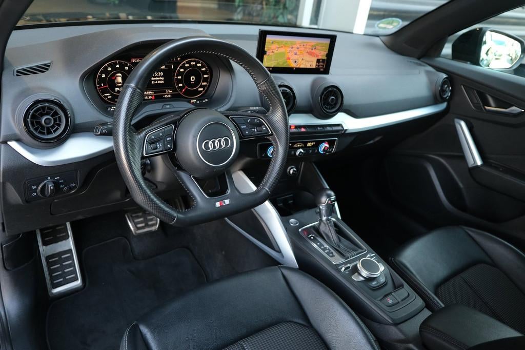 Audi Q2 1.4 TFSI 2 x S-Line S-tronic Virtual Led Leder Acc C, Auto's, Gebruikt, 4 cilinders, 150 pk, Leder en Stof