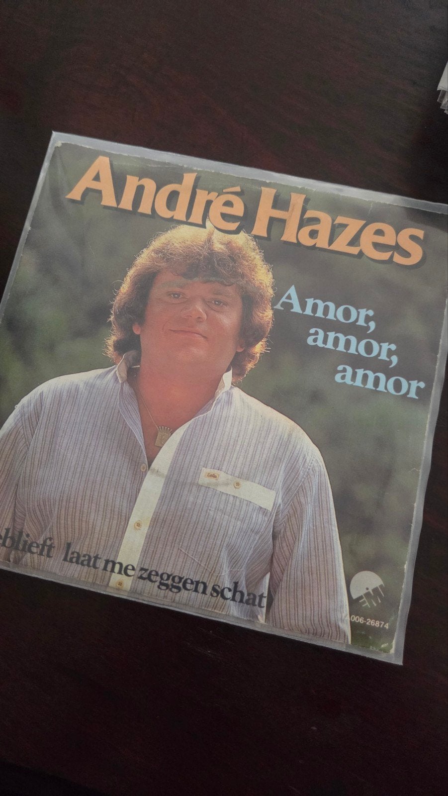 André Hazes - Amor, amor, amor (single), Ophalen of Verzenden