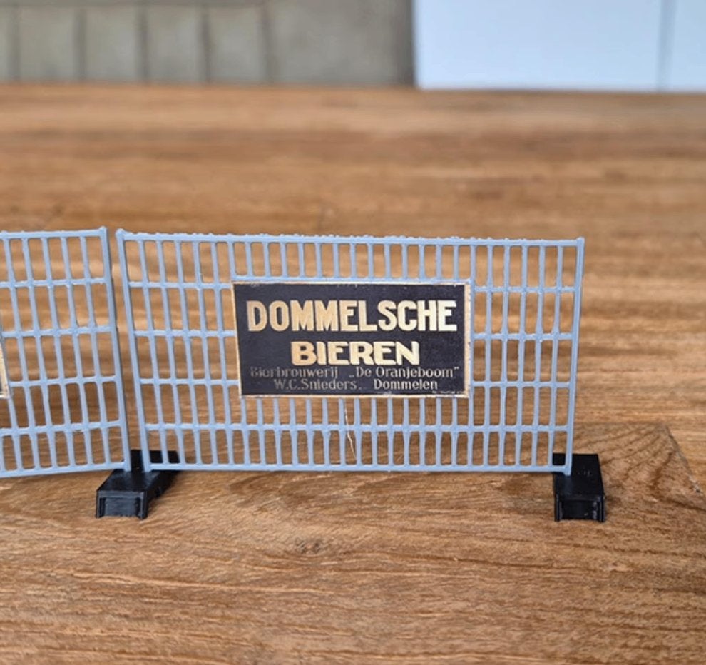 Bouwhek met Voet – Reclame naar keuze – 1-50, Ophalen of Verzenden, Nieuw, Bus of Vrachtwagen, Wsi