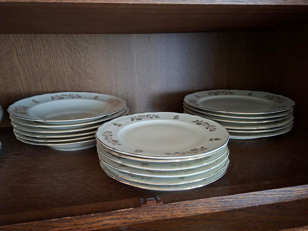 Compleet Eetservies Bavaria GIBO Ans - Vintage Porselein, Antiek en Kunst, Antiek | Servies compleet, Ophalen