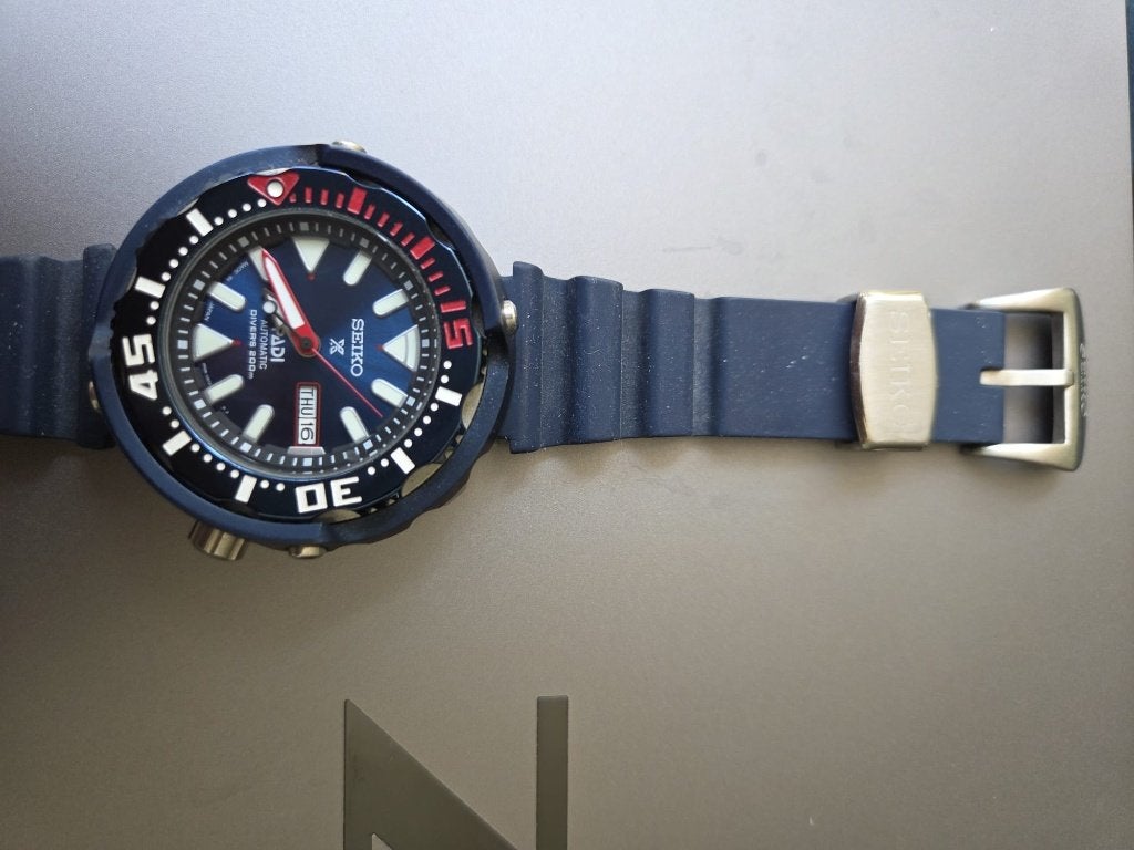 Seiko Air Divers 200M Special Edition (Baby Tuna, Gebruikt, Polshorloge, Kunststof, Ophalen of Verzenden