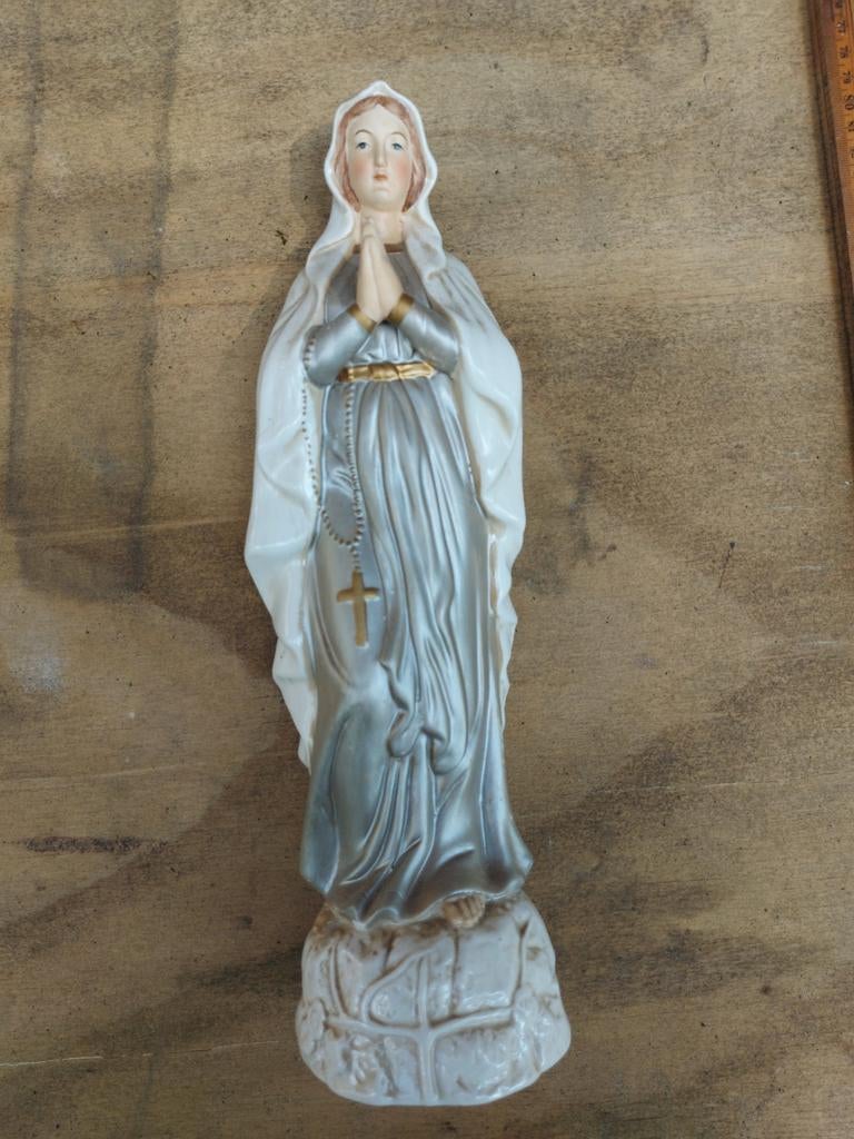 Maria porselein puntgaaf 1860 -1880 kerk DDR antiek, Ophalen of Verzenden