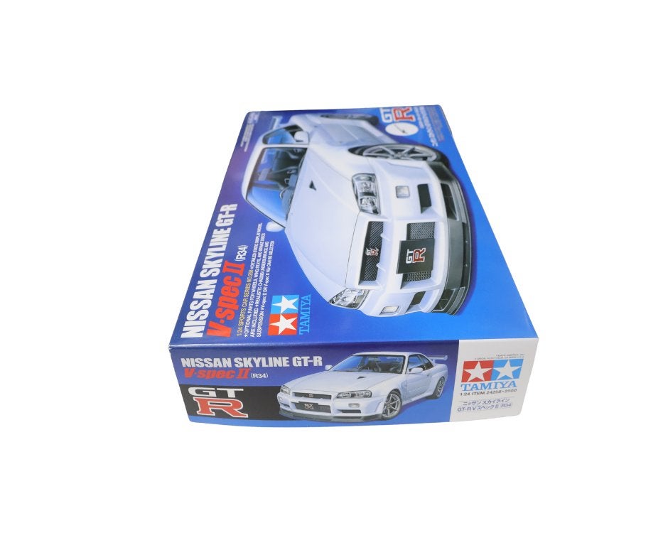 Tamiya 24258 1:24 Nissan Skyline GT-R V-Spec II (R34) T24258, Auto, Groter dan 1:32, Nieuw, Ophalen of Verzenden