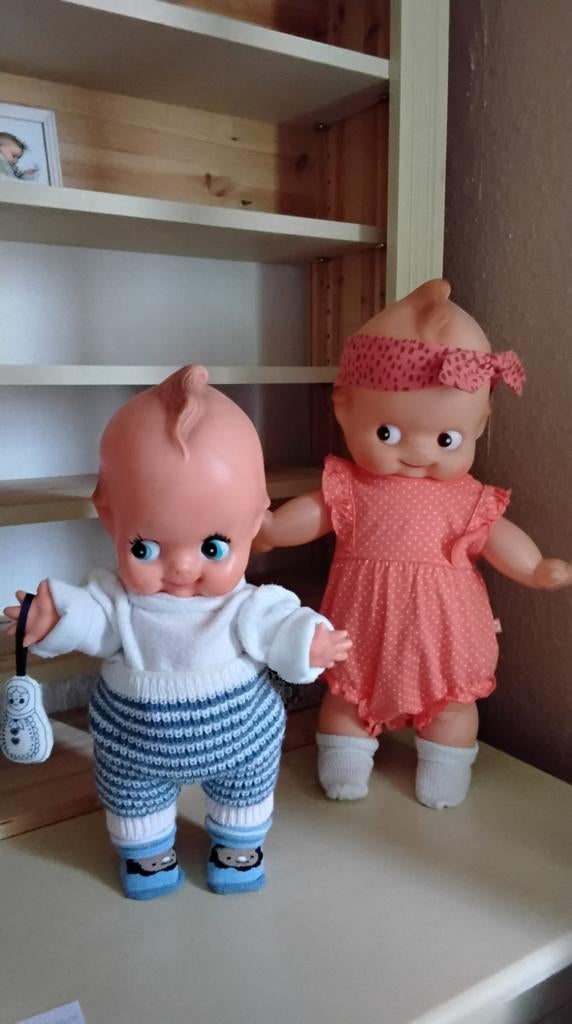1Kwepie poppetje Vintage, Verzamelen, Poppen, Ophalen of Verzenden, Gebruikt, Babypop