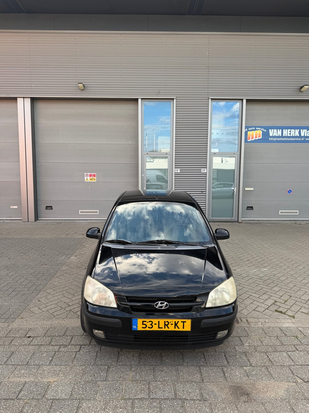 Hyundai Getz 1.6 5DRS 2003 Zwart, Voorwielaandrijving, 40 €/maand, 1599 cc, 4 cilinders