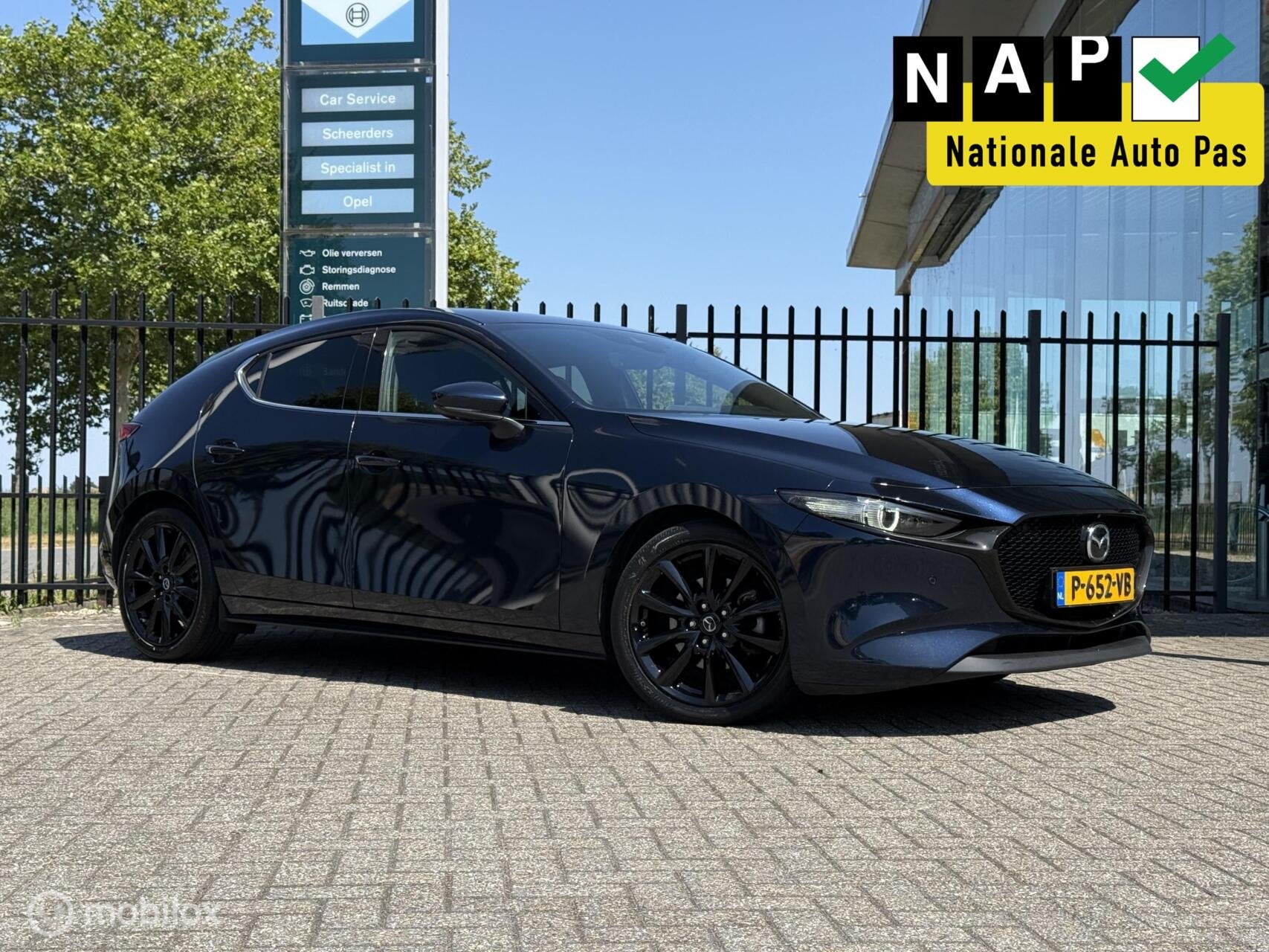 Mazda 3 2.0 e-SkyActiv-X M Hybrid 186 Luxury | full option, Auto's, Mazda, Voorwielaandrijving, 1998 cc, Gebruikt, Met garantie (alle)