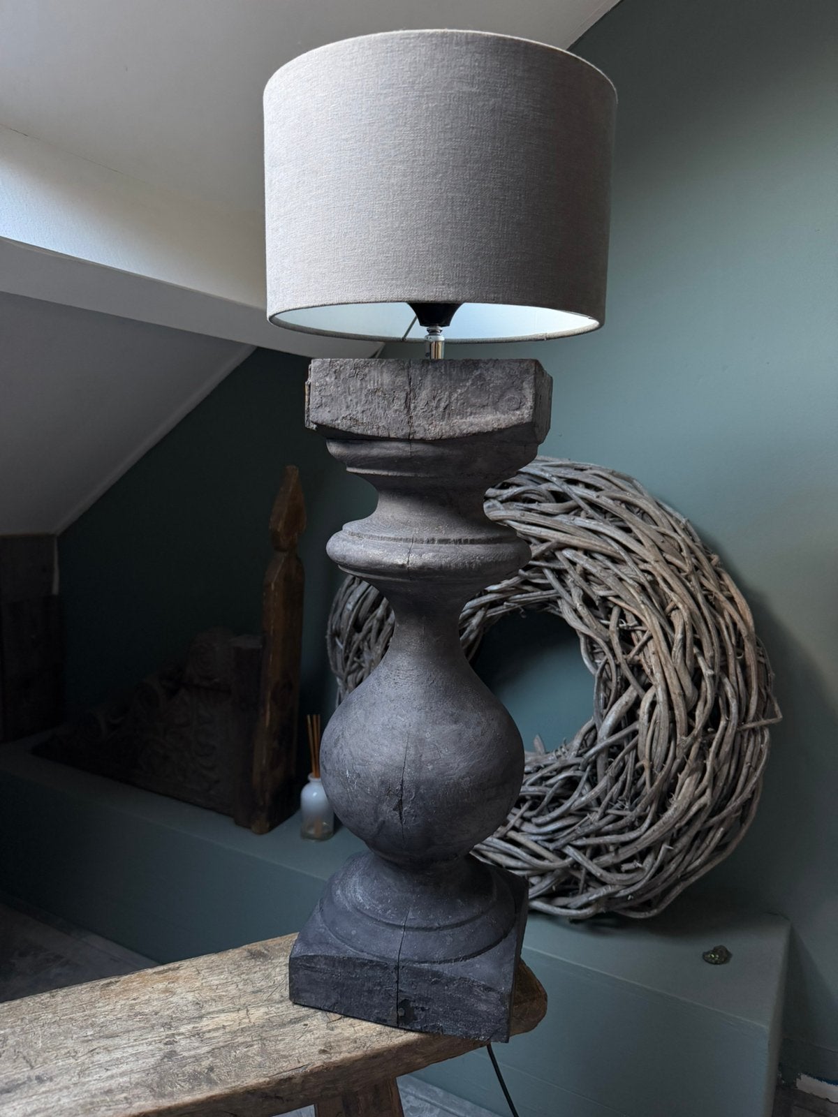 Balusterlamp, Ophalen, Zo goed als nieuw