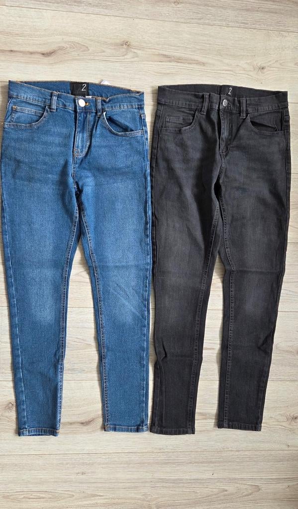 UP2Fashion twee Skinny jeans blauw en zwart maat 36, Up2Fashion, Blauw, Nieuw, Ophalen of Verzenden
