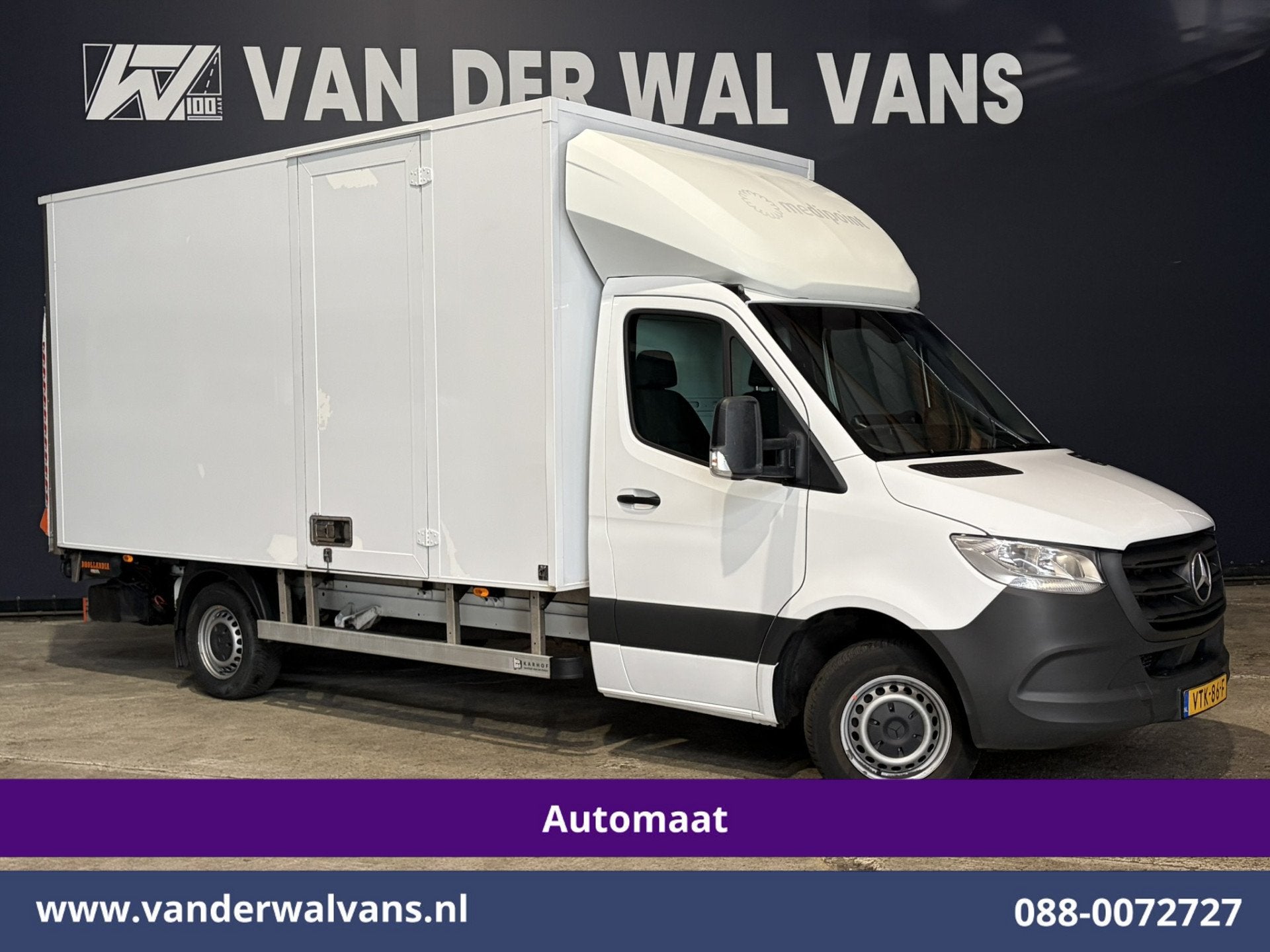 Mercedes-Benz Sprinter 315CDI Automaat Bakwagen 968kg Laadve, Gebruikt, 4 cilinders, Wit, Bedrijf
