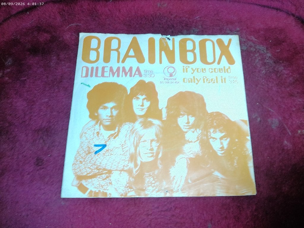 Brainbox - Dilemma / If you could only feel it, Gebruikt, Fotohoes, 7 inch, Ophalen of Verzenden