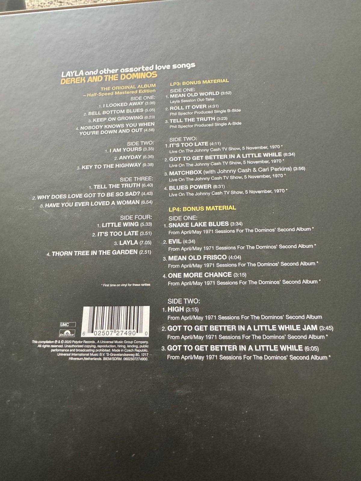 Derek and the Dominos - Layla and Other Assorted Love Songs, Ophalen of Verzenden, 12 inch, Boxset, 1970 - 1979