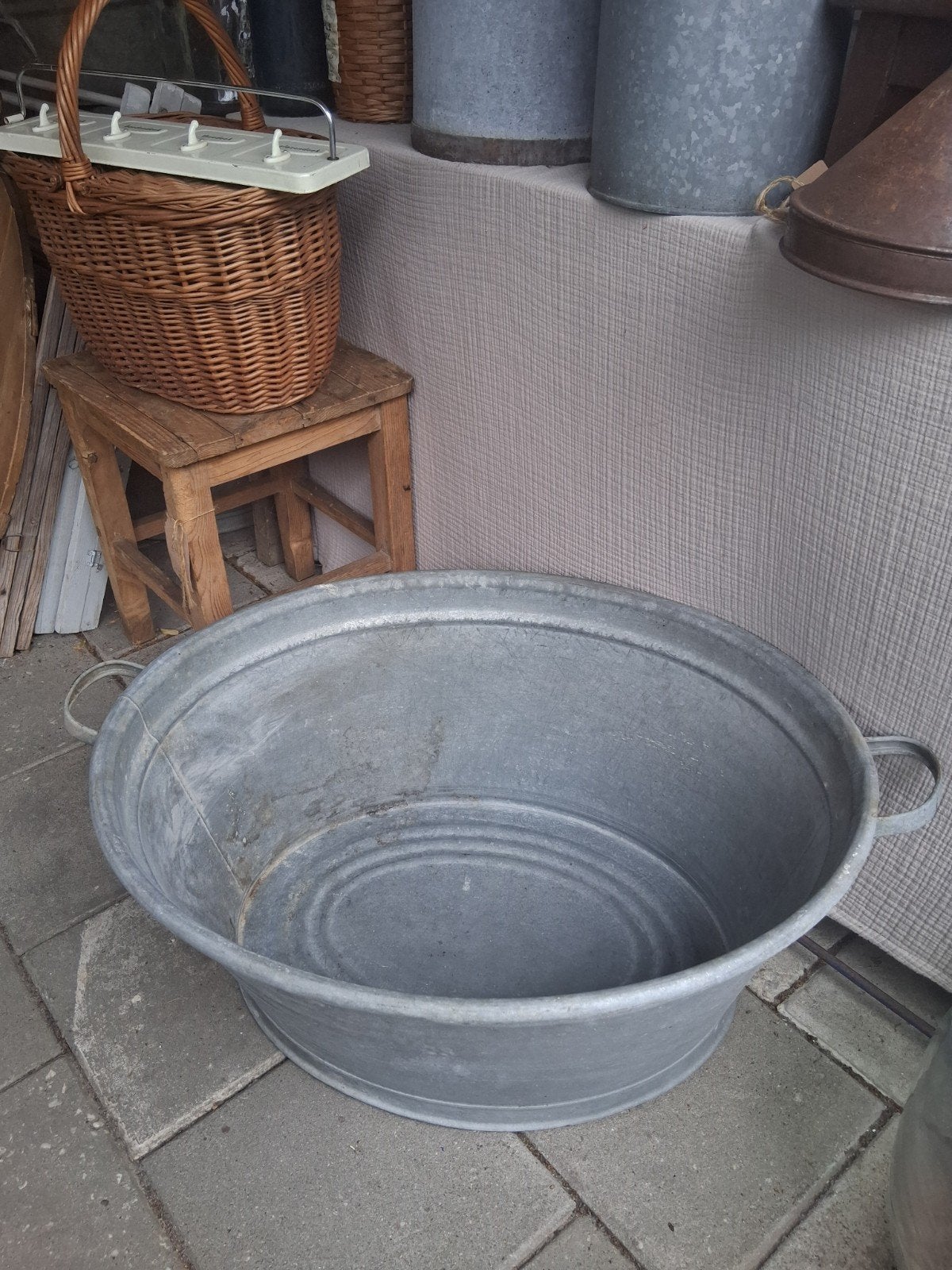 Zinken teil nr. 28 waterdicht, brocante. Debrocantekip, Ophalen of Verzenden