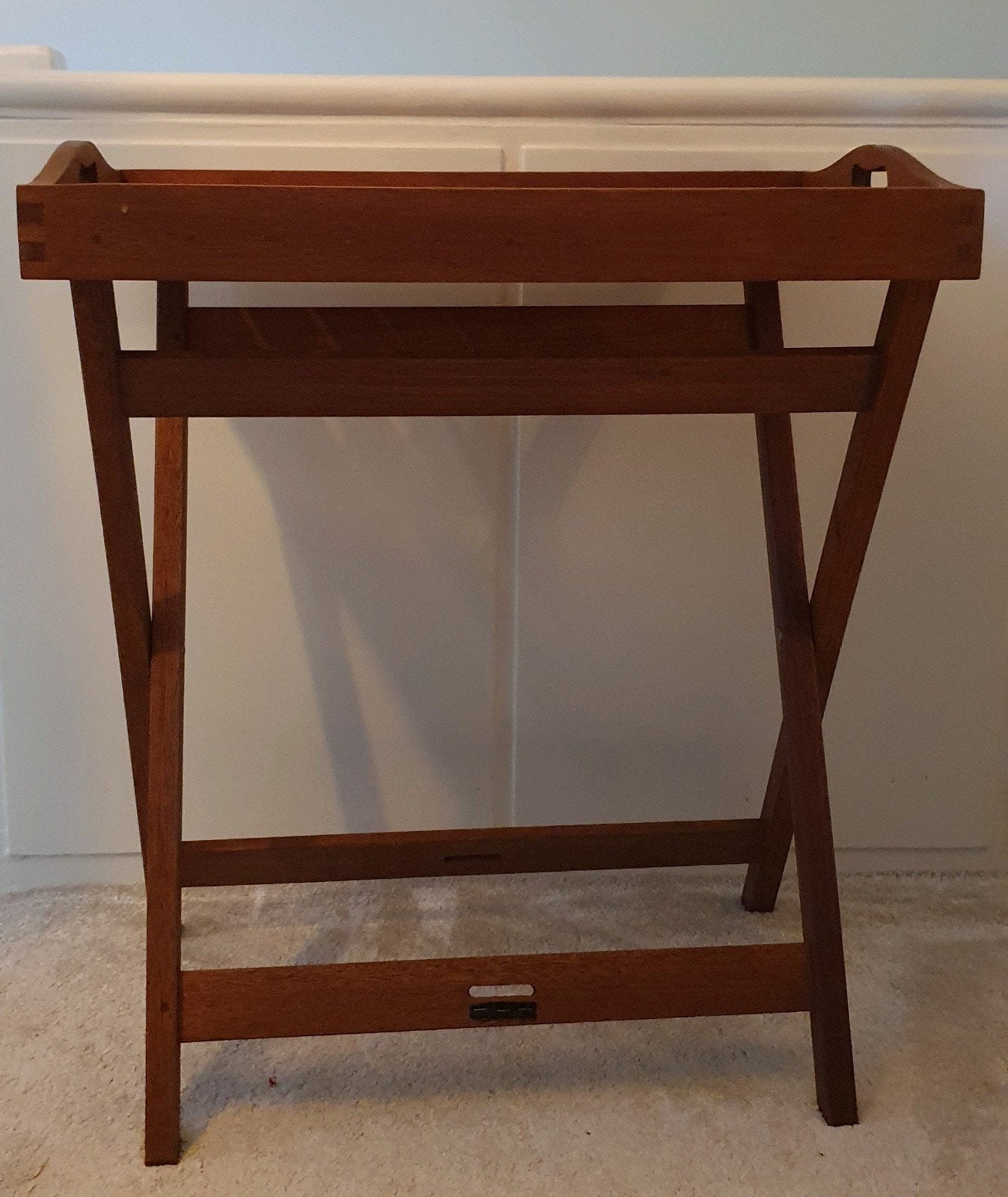 Houten klaptafeltje Z.S.M. ophalen, Nieuw, 55 tot 75 cm, Rechthoekig, Hout