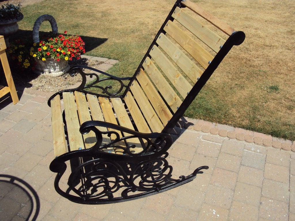 schommelstoel, Tuin en Terras, Ophalen, Gebruikt, Overige materialen, 2 zitplaatsen