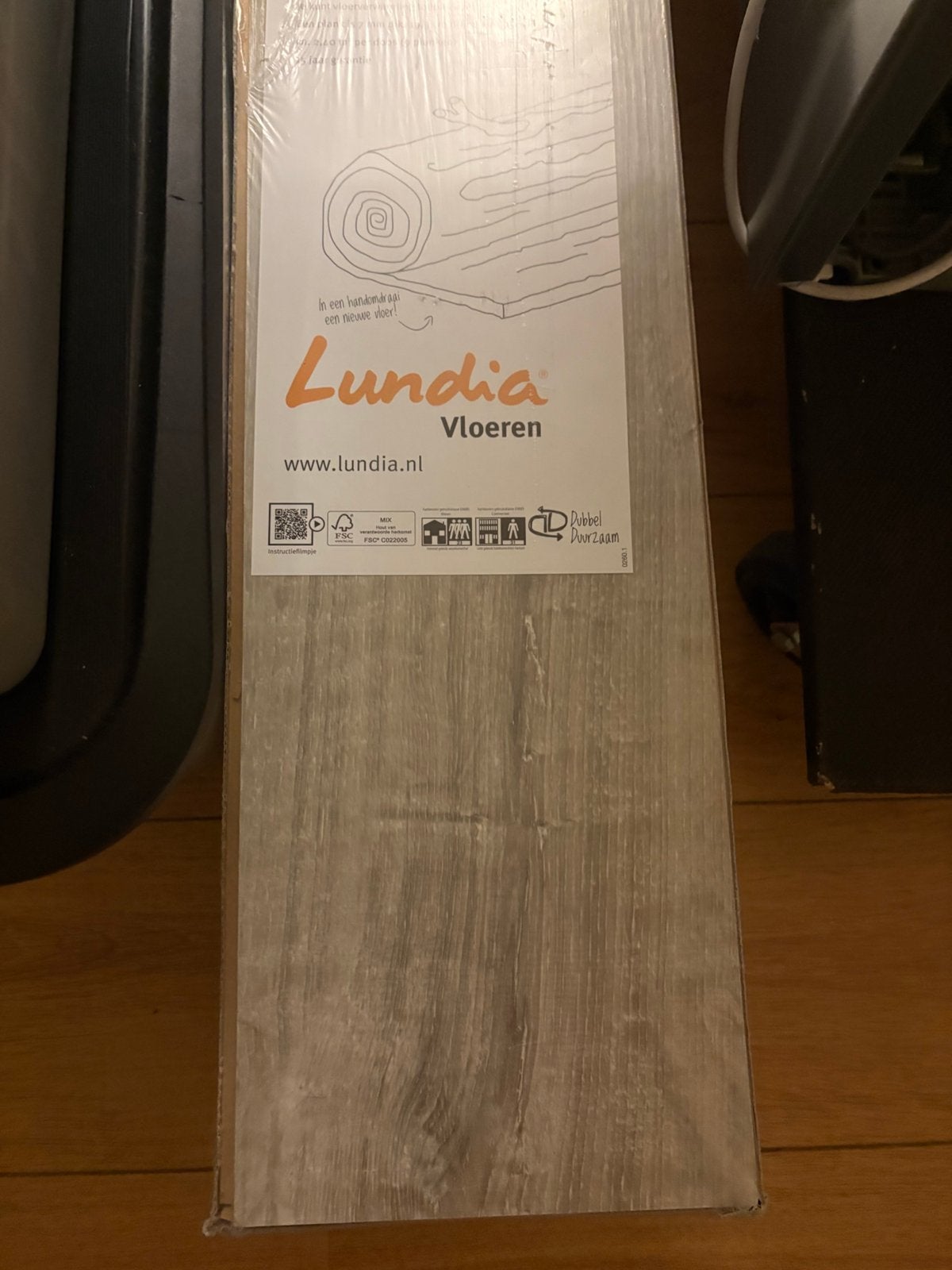 3 pakken Lundia laminaat samen ca. 7,2 m² vergrijsd eiken, Doe-het-zelf en Verbouw, Vloerdelen en Plavuizen, Ophalen, 50 tot 150 cm