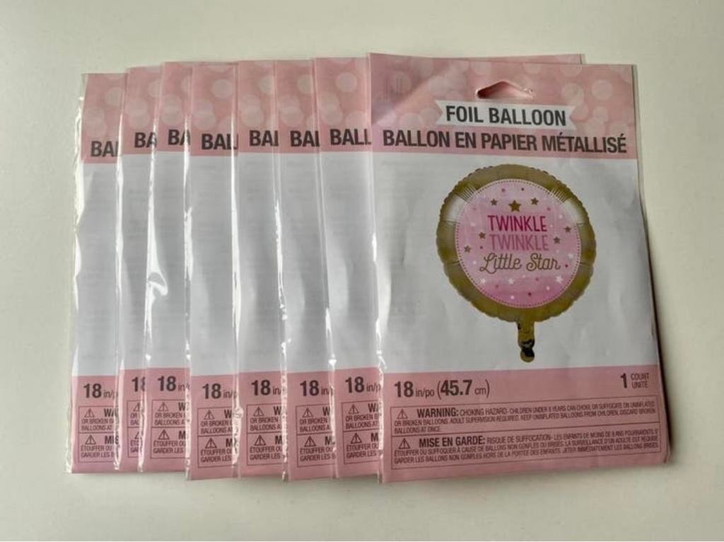 Partij folieballonnen Twinkle Twinkle Little Star, Ophalen of Verzenden, Nieuw, Versiering