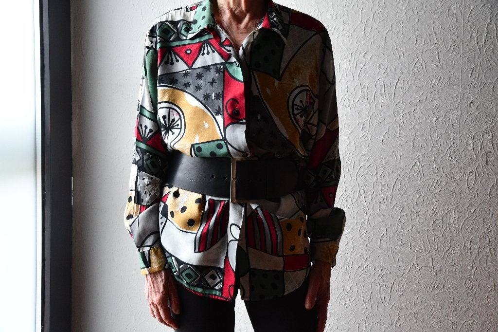 Flower-power hemd uit de sixties - maat 1, Kleding | Dames, Maat 38/40 (M), Overige kleuren, Ophalen of Verzenden, Onbekend