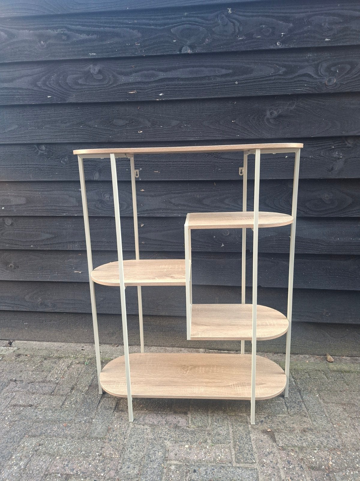 Stijlvolle open kast 4 planken - perfect voor elk interie, Met plank(en), Modern, Scandinavisch, 100 tot 150 cm, 50 tot 100 cm