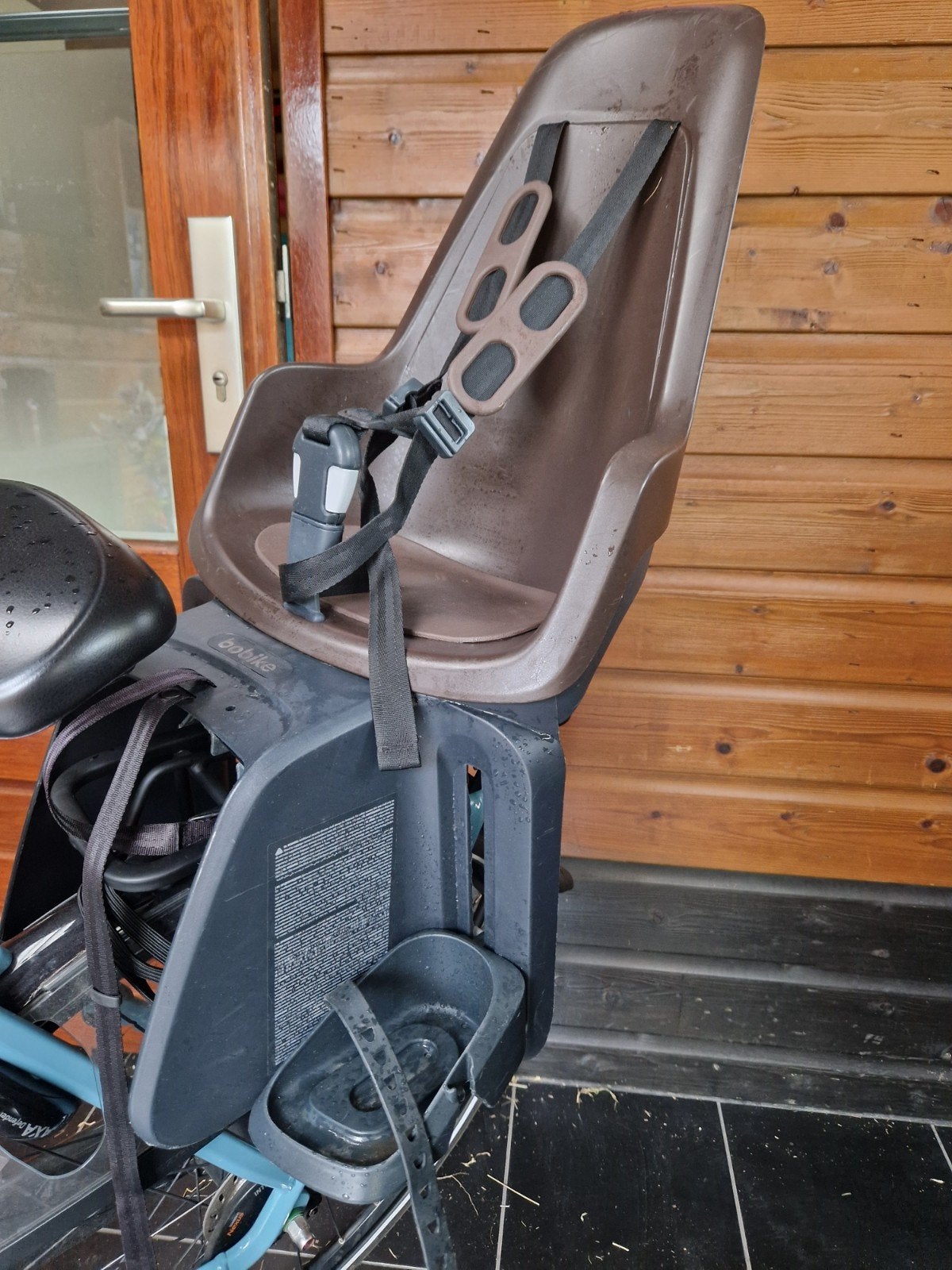 Bobike achterzitje fietsstoel incl adapter, Fietsen en Brommers, Fietsaccessoires | Fietsstoeltjes, Achterzitje, Voetsteuntjes