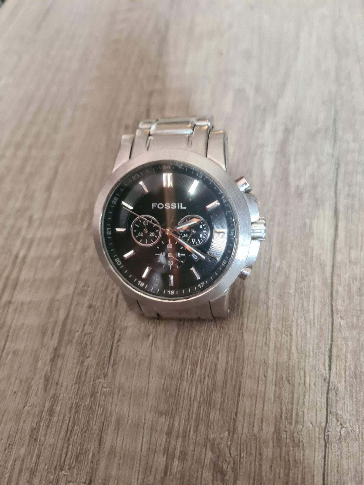Fossil Herenhorloge - R.V.S, Staal, Gebruikt, Staal, Polshorloge