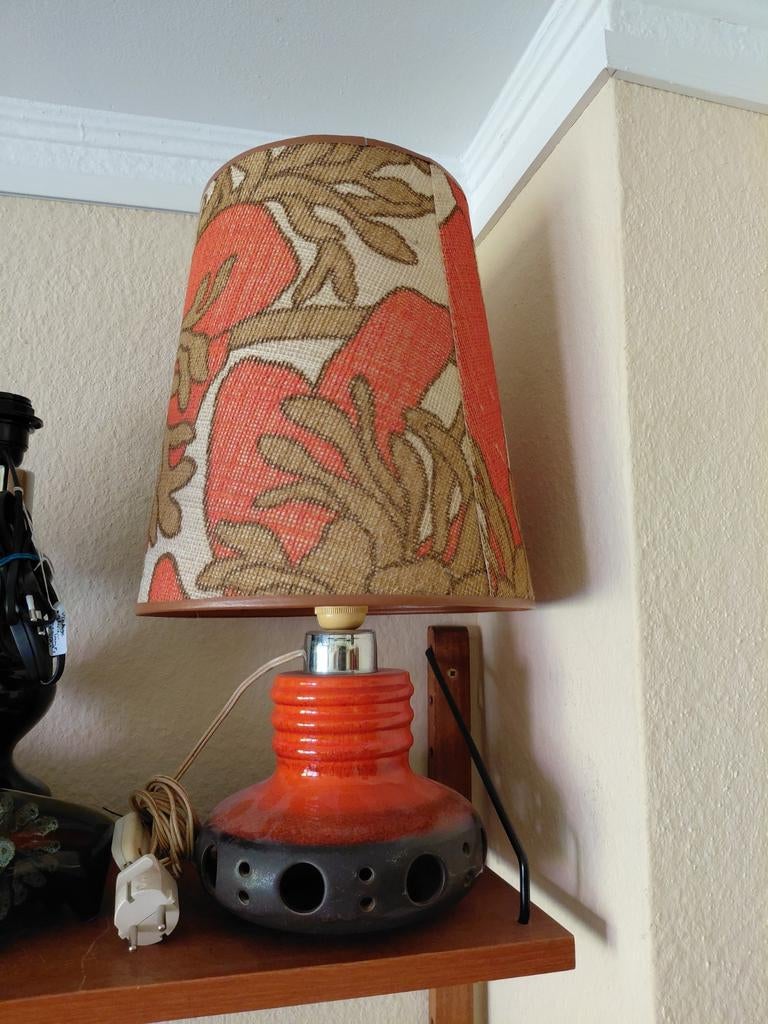 Herda fat lava tafellamp jaren 60/70, Ophalen of Verzenden, Zo goed als nieuw, Minder dan 50 cm