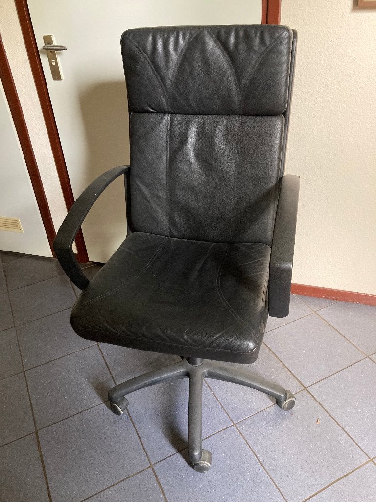 Bureaustoel, Ophalen, Gebruikt, Zwart, Bureaustoel