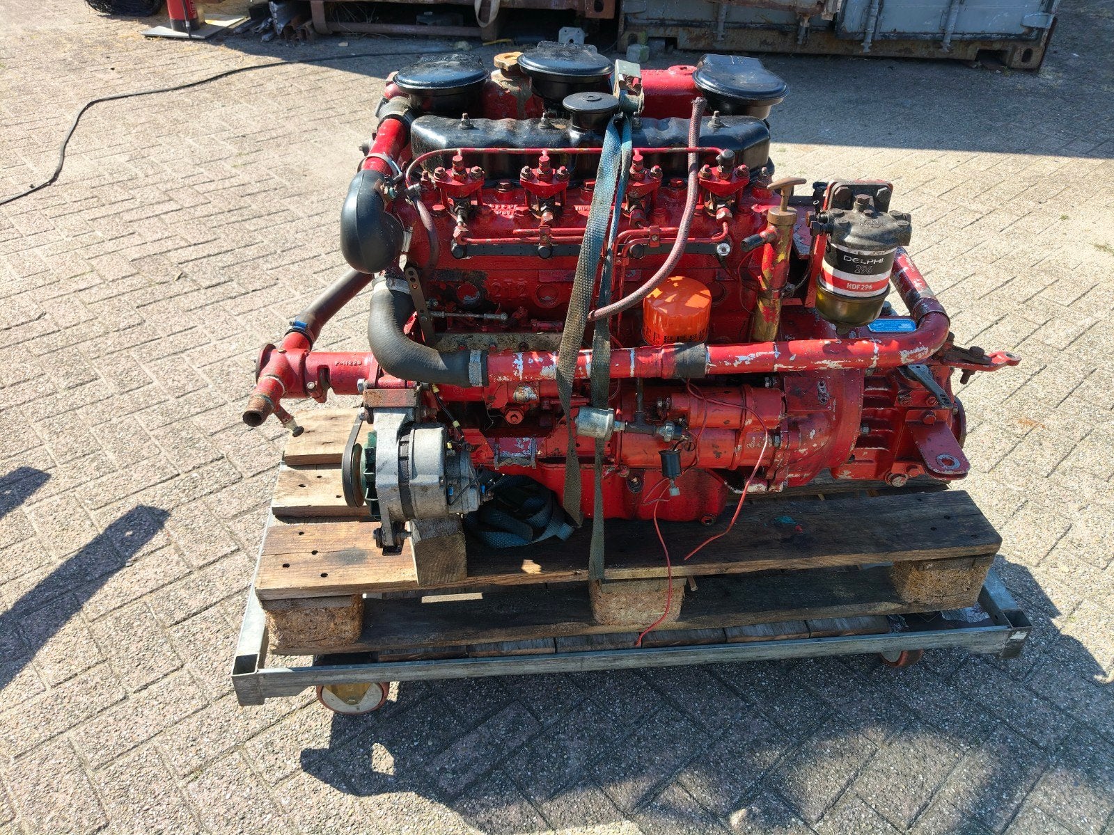 Peugeot Indenor XDP 4.88 + Hurth keerkoppeling, Ophalen, Gebruikt, Binnenboordmotor, Diesel
